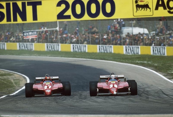 Villeneuve Pironi Imola 1982
