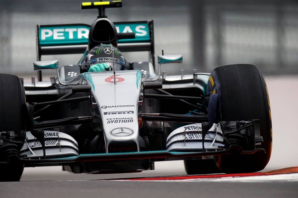 Nico Rosberg qualification Russie 2015