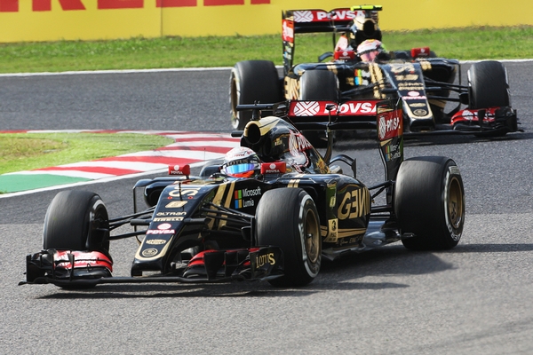 Grosjean Maldonado course Japon