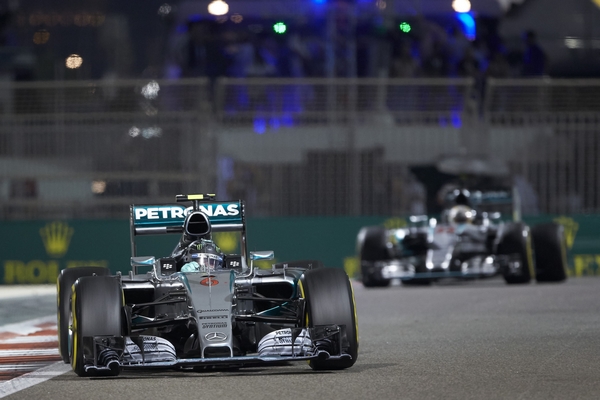 Rosberg course Abou Dhabi