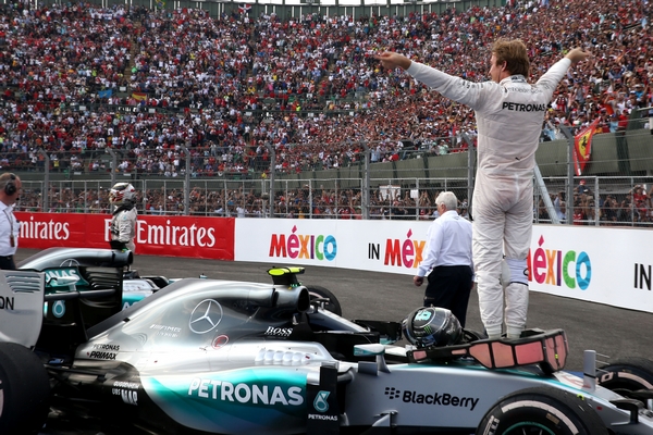 Rosberg the top Mexique 2015