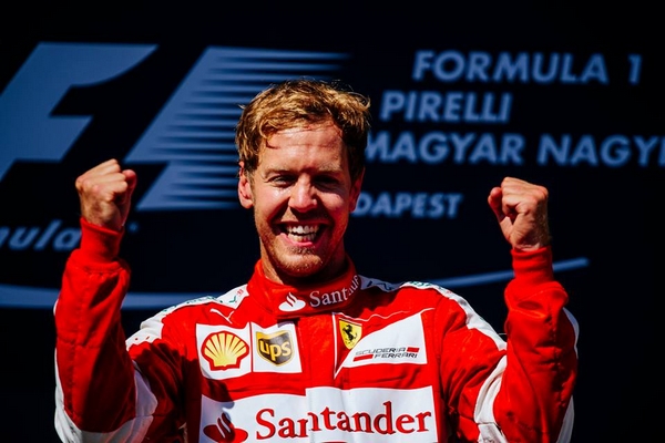 Vettel top Hongrie
