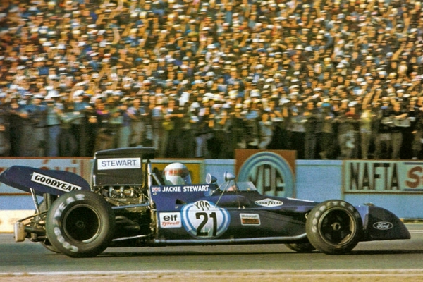 Jackie Stewart s'impose en 1972 devant le bouillant public argentin.