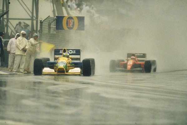 Michael Schumacher Jean Alesi Australie 1991