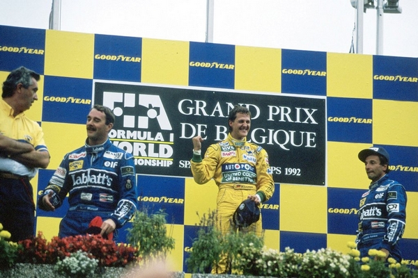 Michael Schumacher Belgique 1992