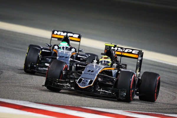Force India flop Bahreïn 2016