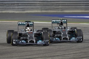 Hamilton Rosberg Bahreïn 2014