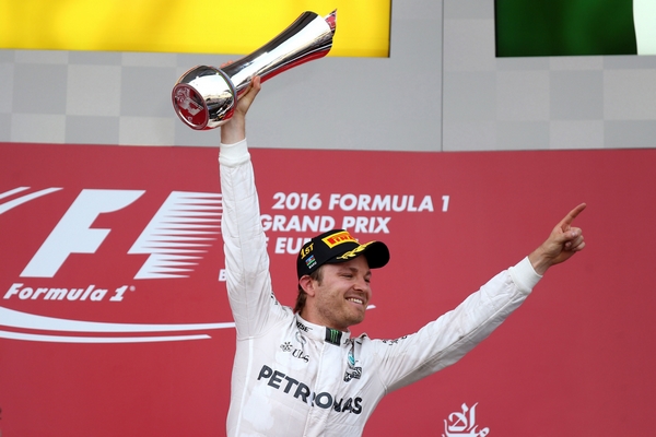 Nico Rosberg top Europe 2016