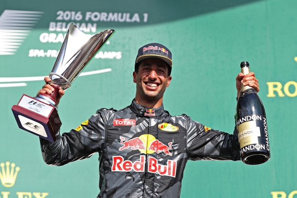 Daniel Ricciardo top Belgique 2016