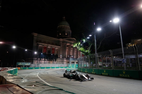 Nico Rosberg the top Singapour 2016
