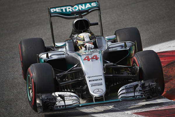 Lewis Hamilton qualification Italie 2016