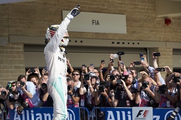 Lewis Hamilton the top Etats-Unis 2016