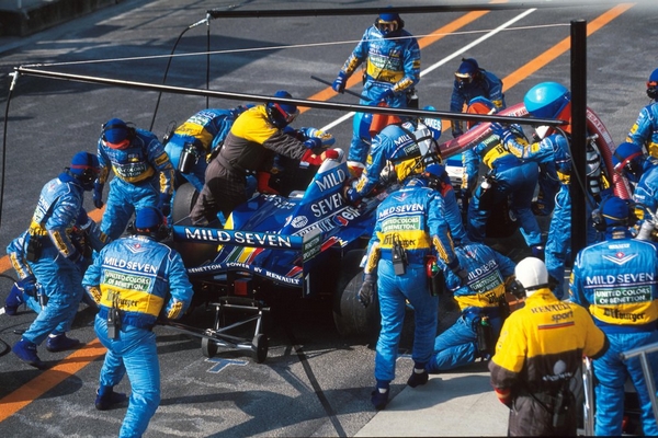 Michael Schumacher Pacific 1995