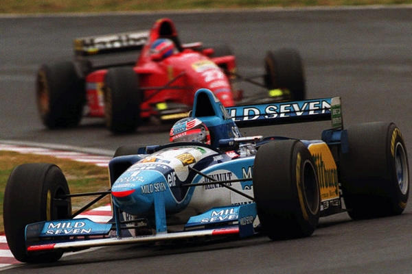 Schumacher Alesi Europe 1995