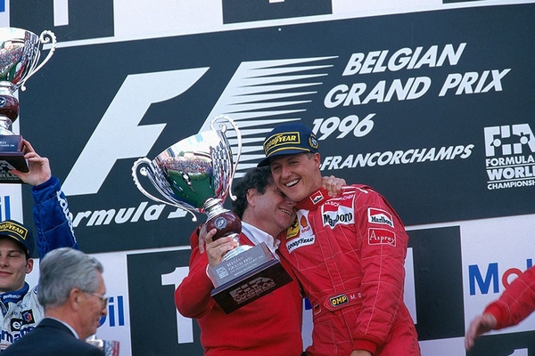 Michael Schumacher Spa 1996