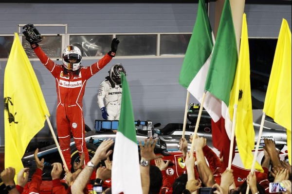 Sebastian Vettel the top Bahreïn 2017