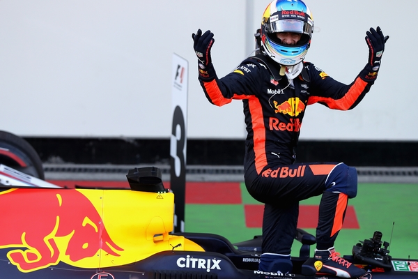 Daniel Ricciardo the top Azerbaijan 2017