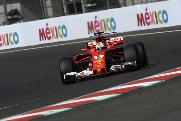 Sebastian Vettel qualification Mexique 2017