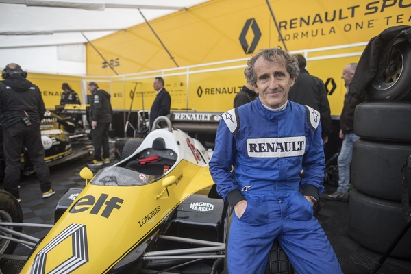 Alain Prost road show Nice
