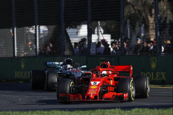 Vettel Hamilton Australie 2018