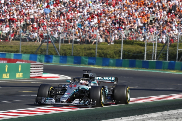 Lewis Hamilton course Hongrie 2018