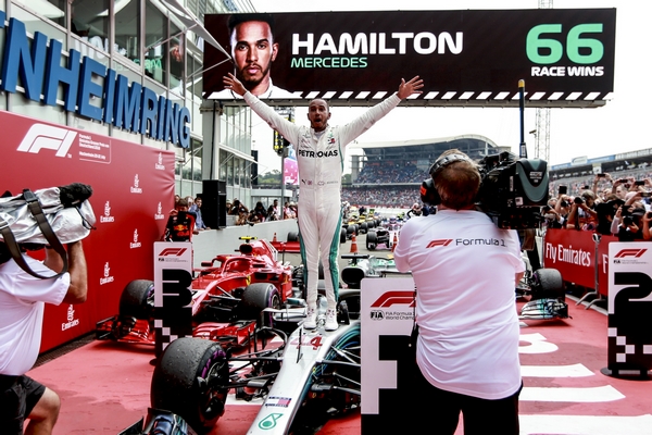 Lewis Hamilton the top Allemagne 2018