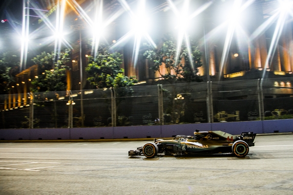 Lewis Hamilton qualification Singapour 2018