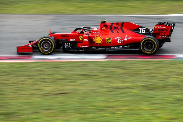 Charles Leclerc course Chine 2019
