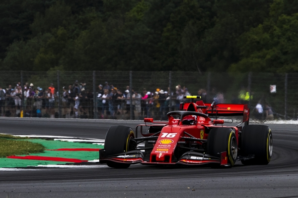 Charles Leclerc course Angleterre 2019