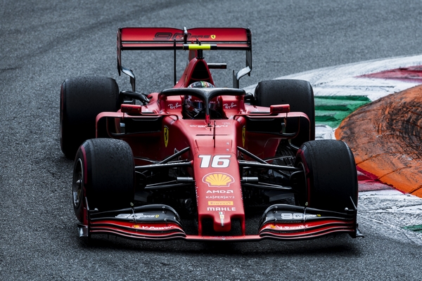 Charles Leclerc course Italie 2019