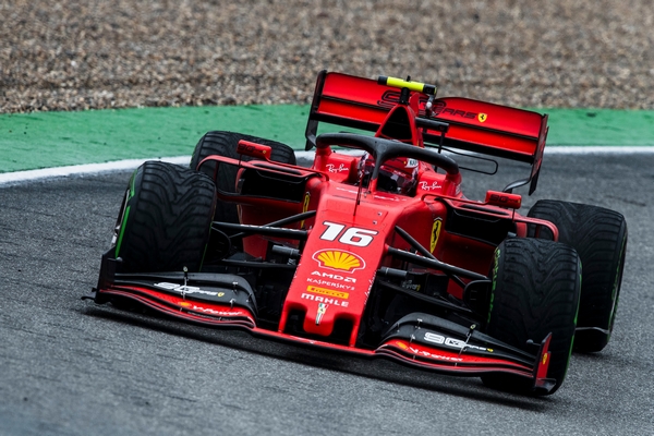 Charles Leclerc course Allemagne 2019