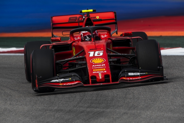Charles Leclerc qualification Russie 2019