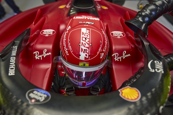 Leclerc casque Monaco 2022 GP